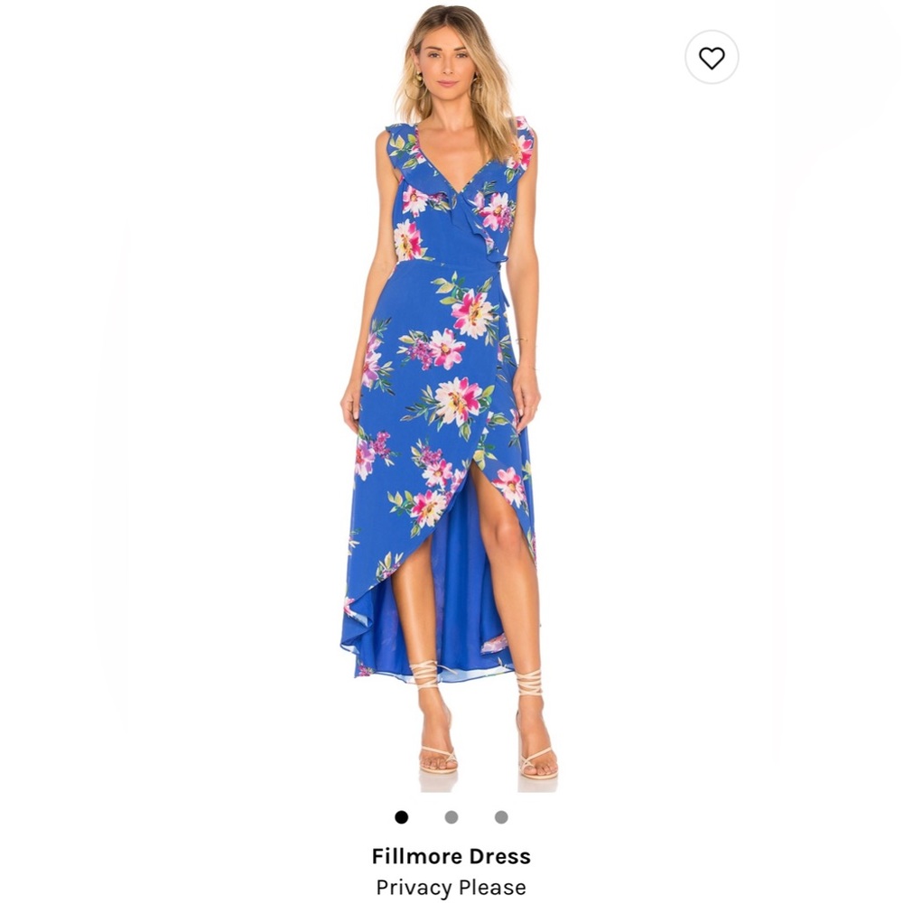 Privacy Please Fillmore Dress. Royal blue. XS